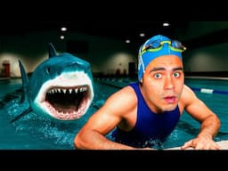 A CADA TRAVESSIA, UM NOVO PERIGO NA PISCINA 🦈