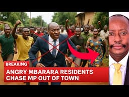 Breaking: Angry Mbarara Residents Chase MP Out of Town.