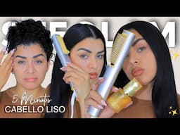 LISO PERFECTAS EN 5 MINUTOS! 🔥Probando el PEINE  TERMICO de Sheglam