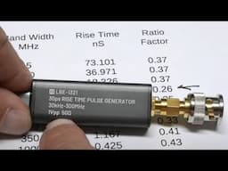 #2207 Oscilloscope Bandwidth vs Rise Time (part 2 of 2) Leo Bodnar Pulser