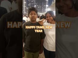 Dubai Travel Vlog  day1/HAPPY TAMIL NEW YEAR #minivlog #NITHISHFAMILY#tamil #food #shorts