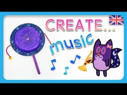 New MUSICAL INSTRUMENTS with RECYCLED MATERIALS 🪇🎵 Gato Rainbow & Gata Moon