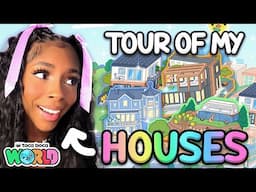 Tour Of ALL My TOCA LIFE WORLD HOUSES! (ALOT) 🏡| With Voice 🔈 | Toca Life World Roleplay