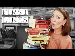 Deeply considering the first lines of historical fiction books
