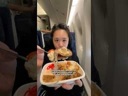 Everything I ate during my flight with ANA airlines!! (Flight NH 110) #anaairlines #planefood