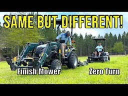 Zero Turn or Compact Tractor For Mowing A LARGE Property? | Yakta YXR710