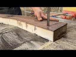 Build A Lounge Chair Using Wood Taken From Old Boats