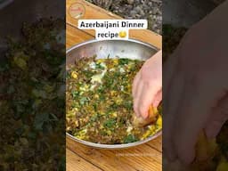 Azerbaijani dinner recipe🤤