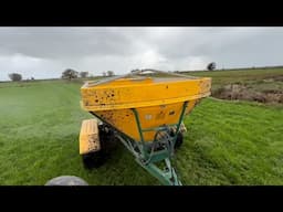 Spreading To Make Grass Grow