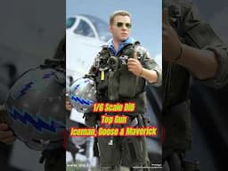 1/6 Scale Top Gun Iceman, Goose & Maverick