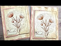 How to Create a Shabby Chic Card!