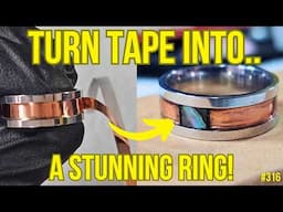 316. A GENIUS WAY To Make A STUNNING Resin Art KEEPSAKE RING!