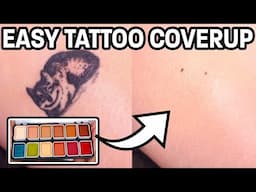 HOW TO COVER UP A TATTOO W/ MAKEUP - WATERPROOF!!!