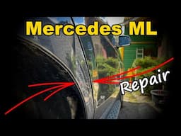 Mercedes ML. A little repair work. Небольшой ремонт.