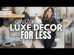 AMAZON HOME + FASHION LUXE FOR LESS | AMAZON BUDGET FRIENDLY HOME DECOR | AMAZON HOME DEALS 2025