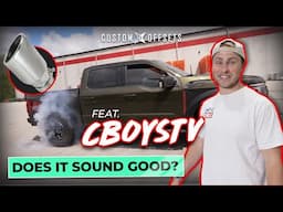 We made the @CboysTV truck LOUD!!!