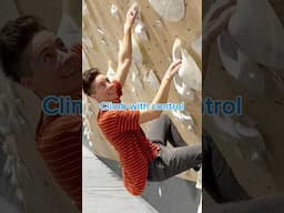 Control comes from body position and tension #climbing