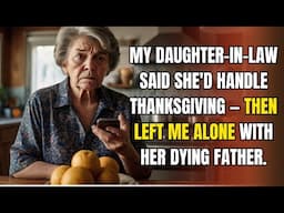 My Daughter-in-Law Said She’d ‘Take Care of Everything’ for Thanksgiving — Then Left Me Alone with..