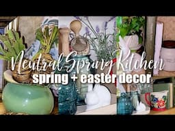 🐇🥬SPRING + EASTER DECORATE WITH ME | COTTAGE KITCHEN DECORATING IDEAS / ROBIN LANE LOWE