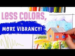 How to Use a Limited Color Set for Stunning Sketches | 20-Color Kit Test