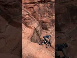 Mountain Biker pushes the limits too far...
