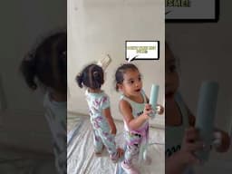 Li and Di painting their new home | Lianna and Divishha Official |