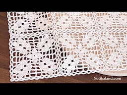 Crochet square motif  How to join motifs