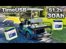 Timeusb 51.2v 30Ah Golf Cart Battery - How Far $350 Gets You?