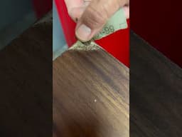 Damaged particleboard dresser corner repair! #furniture #repair #fix #diy #howto #skills