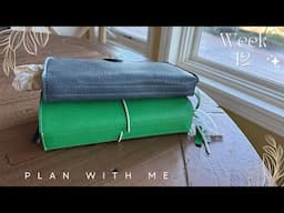 Week 12 - Plan With Me ☘️ Sterling Ink/Planner Perfect