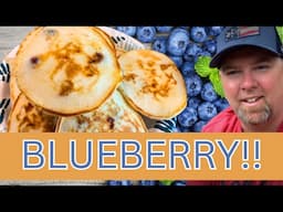Southern-Style Blueberry Pancakes with a Side of Hospitality!