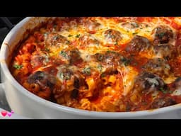 Easy Meatball Casserole / Delicious one pot meal ❤️
