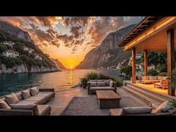 Charming Balcony Bossa Nova Jazz – Relaxing Sunset Jazz By The Sea For A Positive Summer Mood