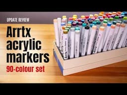Arrtx Acrylic Markers 90-colour set (update review)
