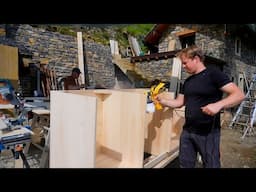Building Kitchen Cabinets.