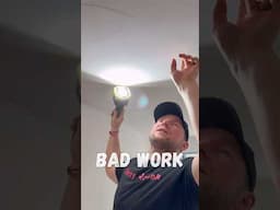 Fixing Bad Work! #diy #construction #tools