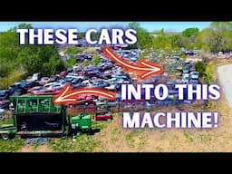 The Gates Have Been Opened! Crushing a MOUNTAIN of Cars has Begun!