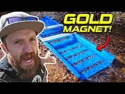 This Sluice Box Is a Gold Magnet – 200 Flakes Per Shovel!