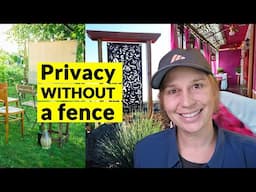 Backyard privacy ideas that go way beyond fencing
