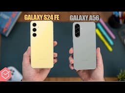 GALAXY A56 vs. S24 FE // qual MELHOR CELULAR SAMSUNG perto dos R$2000!?