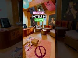 3 UNREAL Hotels In Japan!