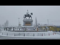 Leh experiences fresh snowfall