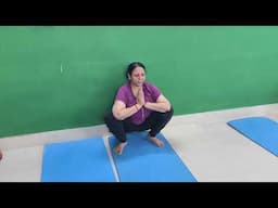 Get relief from constipation, hormonal imbalance👍Try to do Malasana with wall...Do practice daily🧘