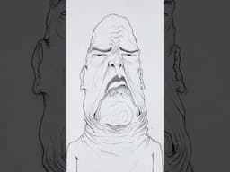 How To Draw A Disappointed Face 😒 #art #drawing #foryou