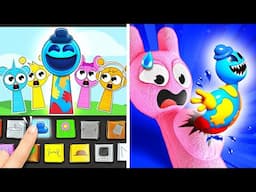 Rescue Sprunki from Doey the Doughman! 🆘 DIY Paper Adventures ✂️