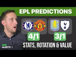 RECAP: Predictions for Chelsea 1-0 Manchester United and Aston Villa 2-0 Tottenham