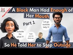 A Black Man Had Enough of Her Mouth So He Told Her To Step Outside