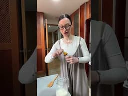 Making coffee creamer in Spain #americaninspain