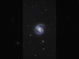 Galaxy Through My Telescope (M100) #astrophotography #telescope #galaxy