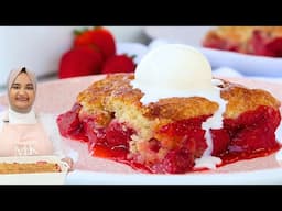 I promise you've never had a STRAWBERRY COBBLER like this before! Easy recipe